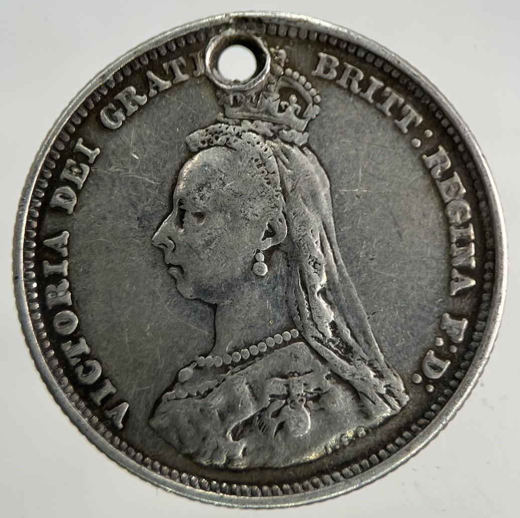 1887 Victoria Shilling Silver Coin | Fine Collectable Grade