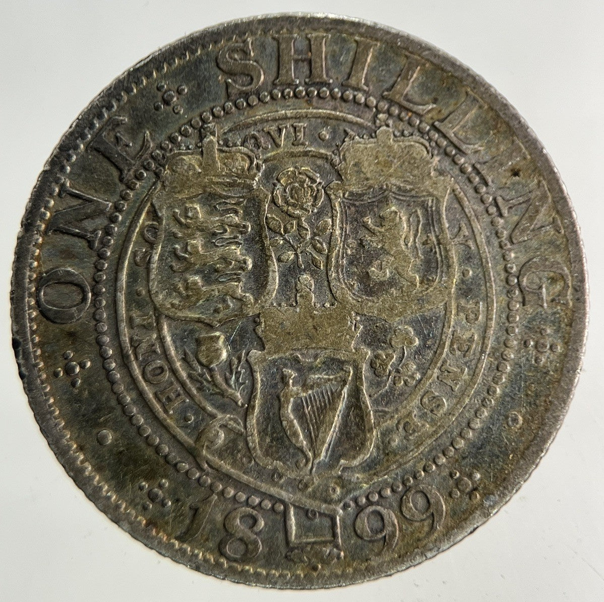 1899 Victoria Shilling Silver Coin | Fine Collectable Grade