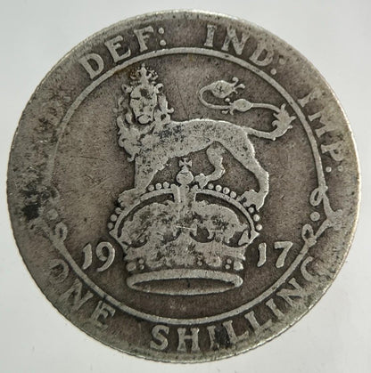 1917 George V Shilling Silver Coin | Collectable Grade