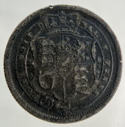 1816 George III 3rd Shilling Silver Coin | Fine Collectable Grade