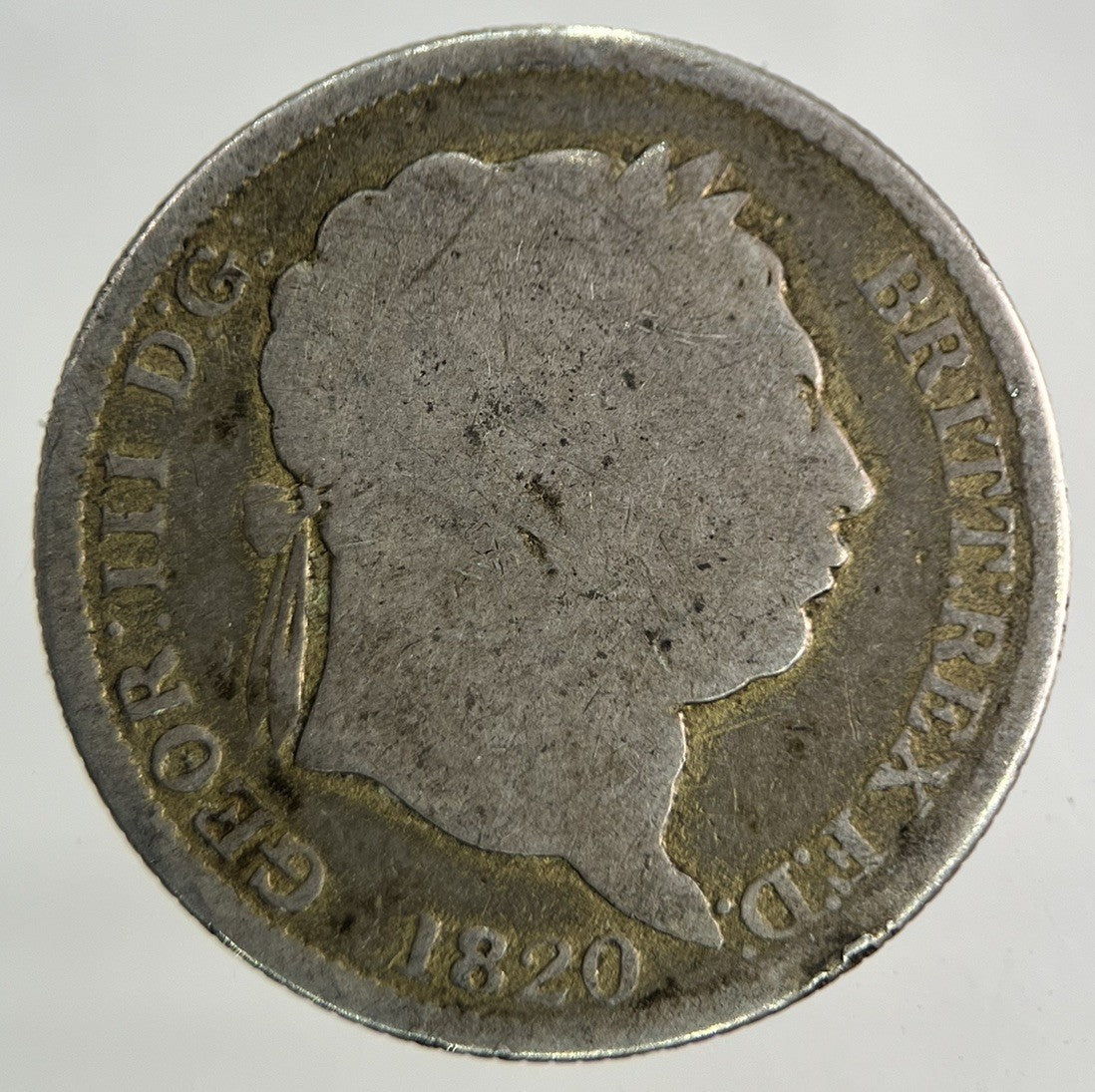 1820 George III 3rd Shilling Silver Coin | Collectable Grade