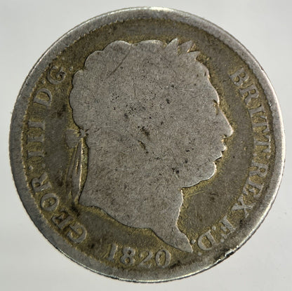 1820 George III 3rd Shilling Silver Coin | Collectable Grade