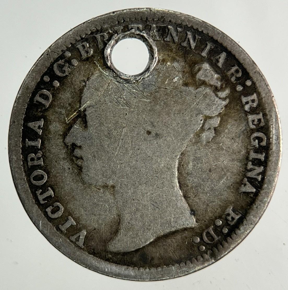 1877 Victoria Threepence Silver Coin | Collectable Grade