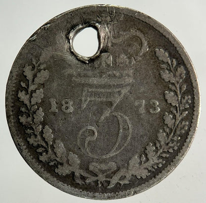 1873 Victoria Threepence Silver Coin | Collectable Grade