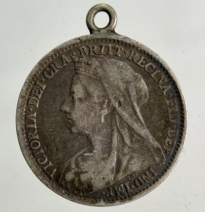 British Engraved Victoria Threepence Silver Coin | Fine Collectable Grade