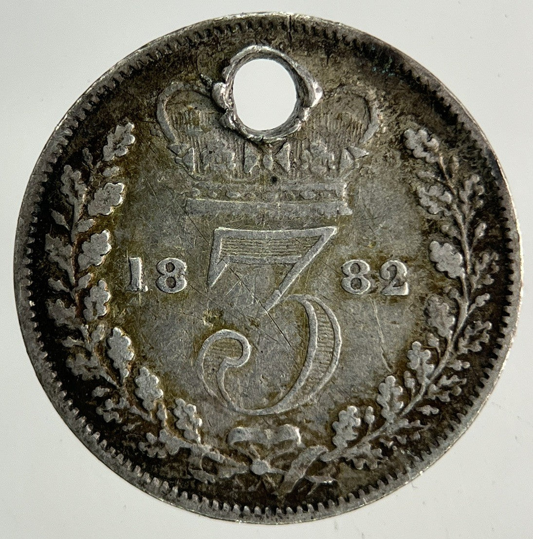 1882 Victoria Threepence Silver Coin | Fine Collectable Grade