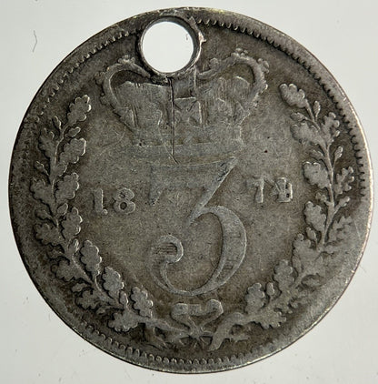 1874 Victoria Threepence Silver Coin | Collectable Grade