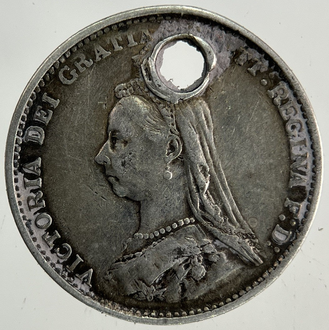 1887 Victoria Threepence Silver Coin | Fine Collectable Grade