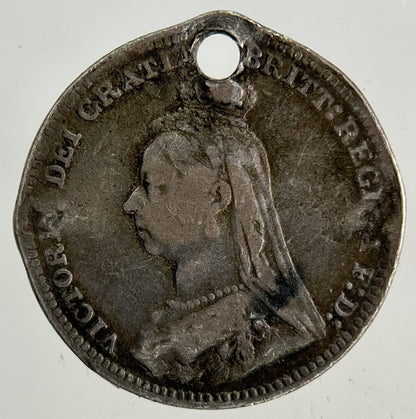 1890 Victoria Threepence Silver Coin | Fine Collectable Grade