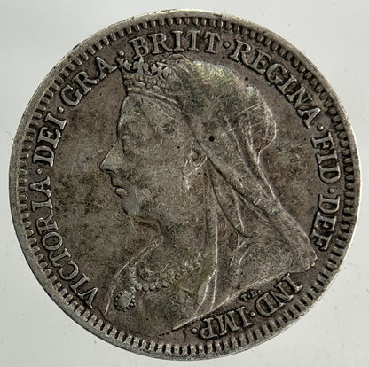 1901 Victoria Threepence Silver Coin | Very High Grade