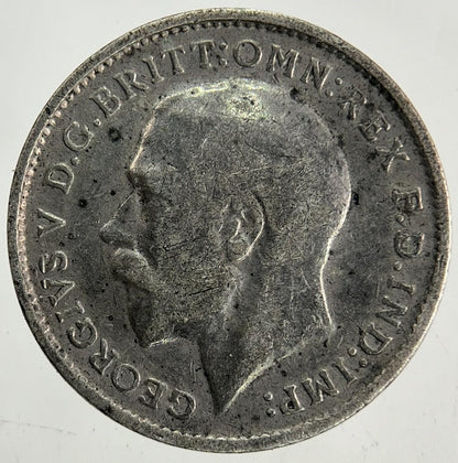 1913 George V Threepence Silver Coin | Fine Collectable Grade