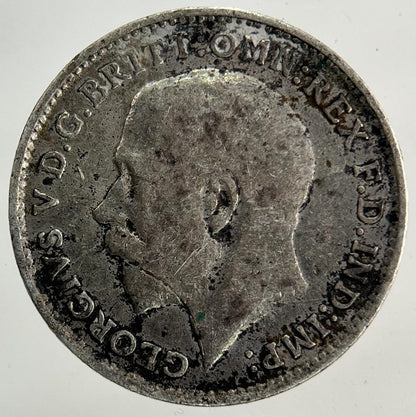 1916 George V Threepence Silver Coin | Fine Collectable Grade