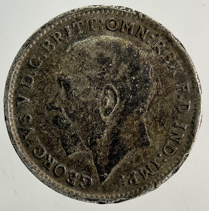 1917 George V Threepence Silver Coin | Fine Collectable Grade