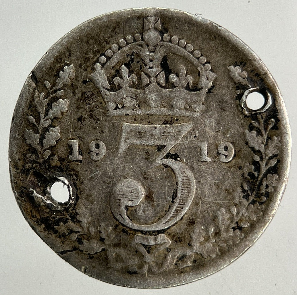 1919 George V Threepence Silver Coin | Collectable Grade
