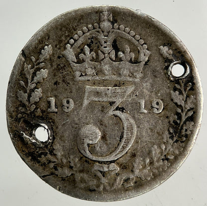 1919 George V Threepence Silver Coin | Collectable Grade