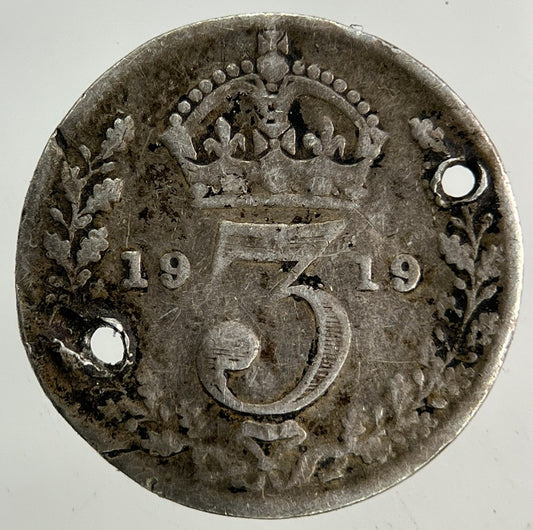 1919 George V Threepence Silver Coin | Collectable Grade