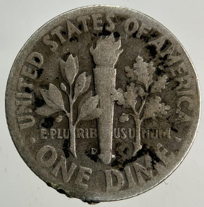 1948-D US USA Roosevelt Dime Silver Coin | Collectable Grade