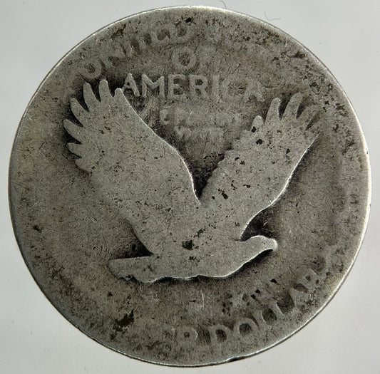 US USA Quarter Dollar Standing Liberty Silver Coin | Collectable Grade