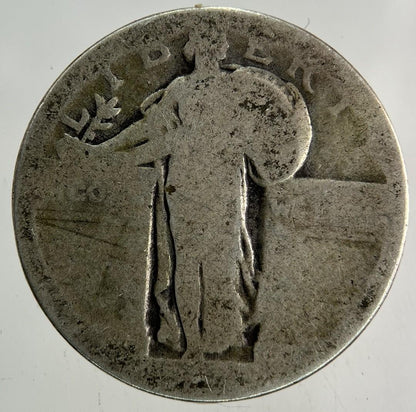 US USA Quarter Dollar Standing Liberty Silver Coin | Collectable Grade