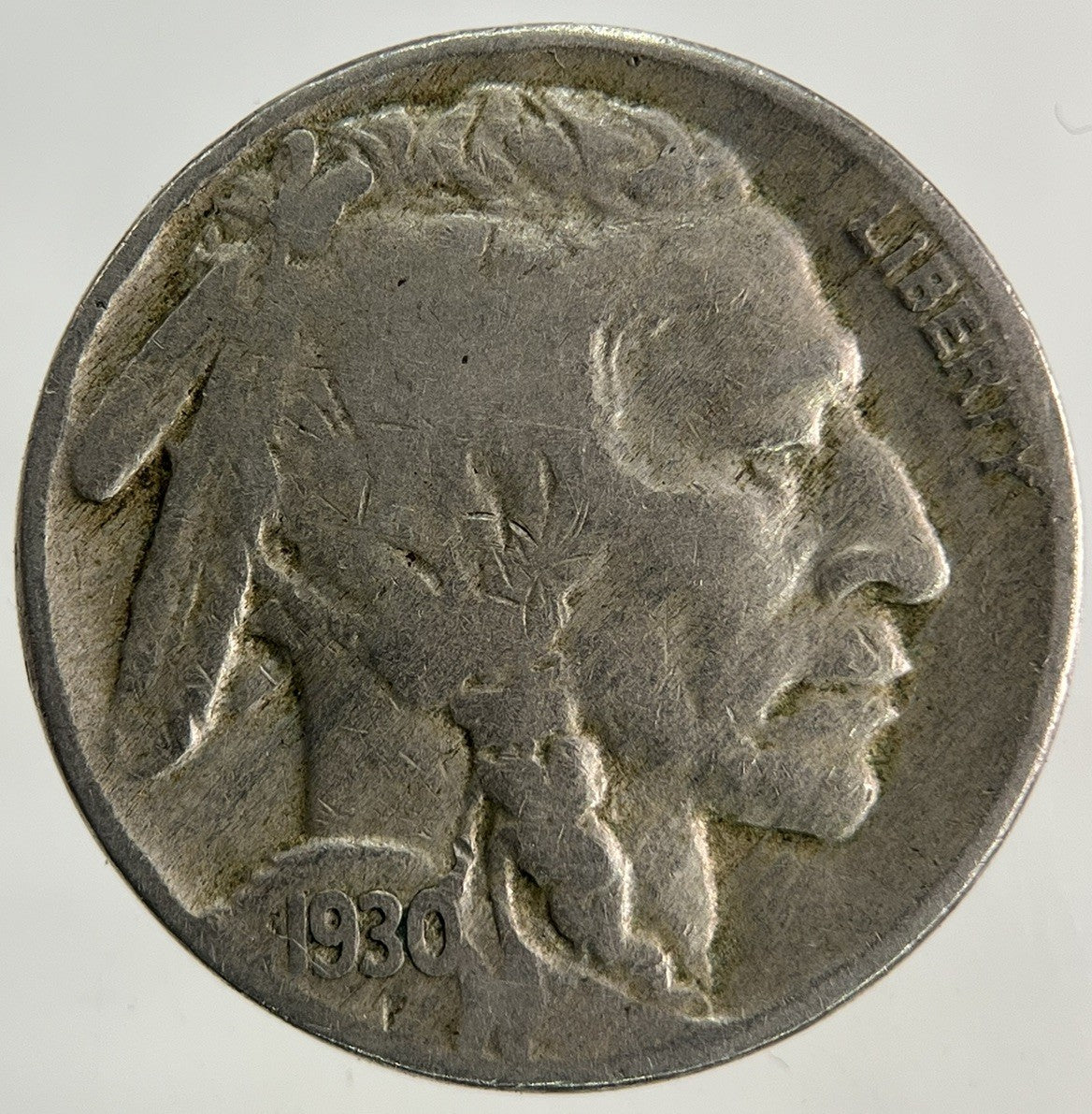 1930 US USA Nickel 5 Cents Coin | Fine Collectable Grade