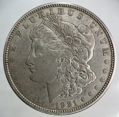 1921-D US USA Morgan Dollar Silver Coin | Very High Grade