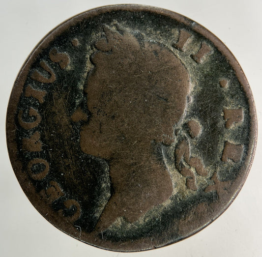 1741 Irish Half-Penny Coin | Fine Collectable Grade