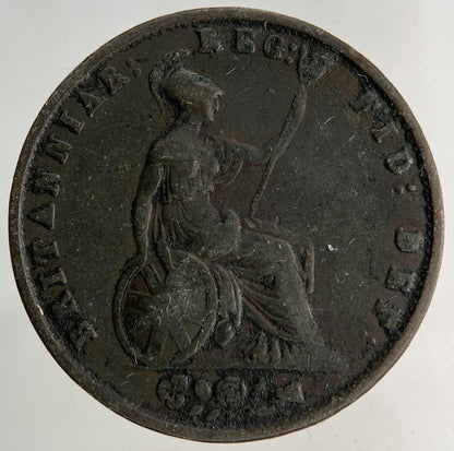 1853 Victoria Half-Penny Coin | Fine Collectable Grade