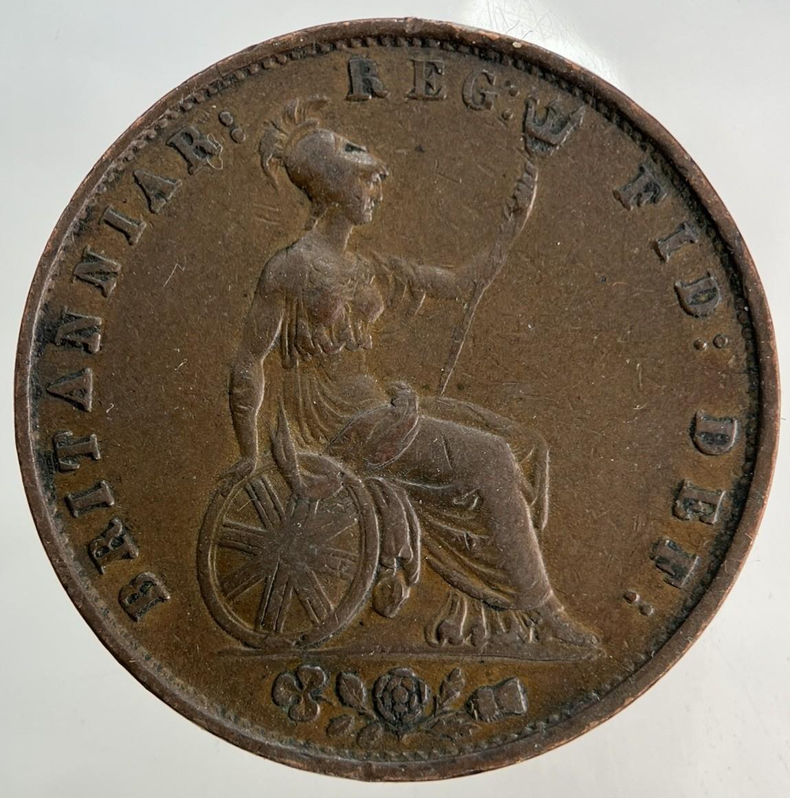 1853 Victoria Half-Penny Coin | Very High Grade