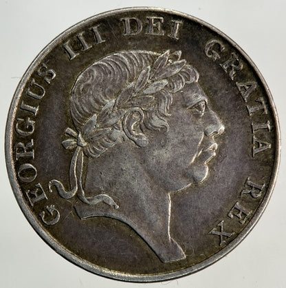 1813 Irish 10 Pence Silver Bank Token Coin | Very High Grade