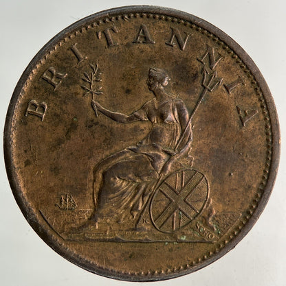 1806 George III 3rd Half-Penny Coin | Very Fine Grade