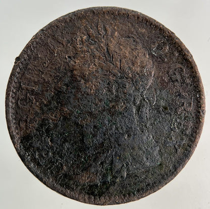 1823 Irish Half-Penny Coin | Fine Collectable Grade