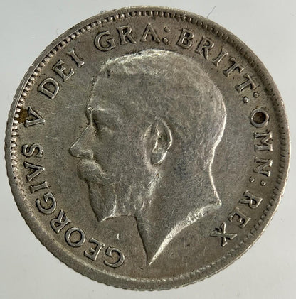 1918 George V Sixpence Silver Coin | Very High Grade