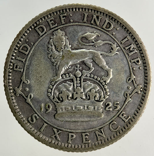 1925 George V Sixpence Silver Coin | Fine Collectable Grade
