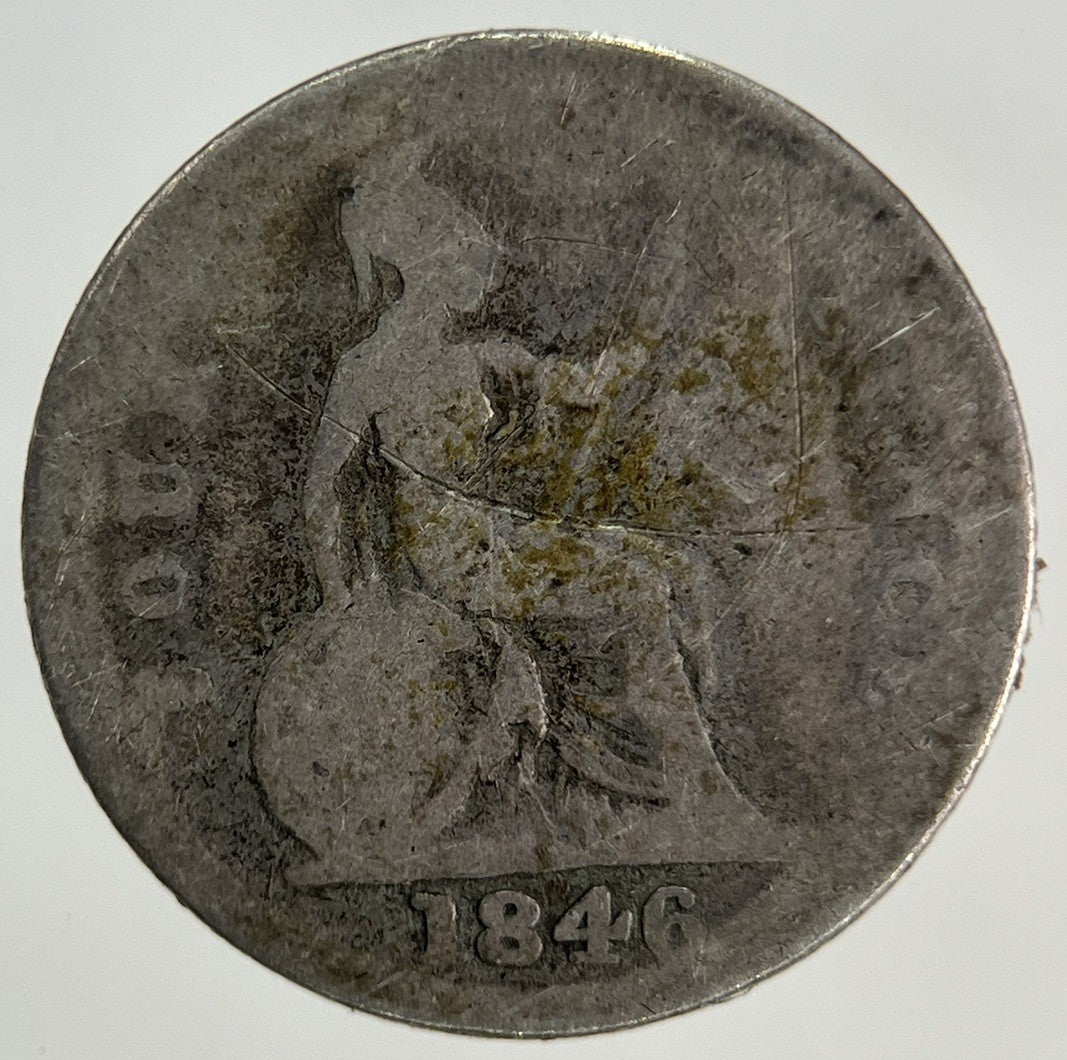 1846 Victoria Groat Four-Pence Silver Coin | Collectable Grade