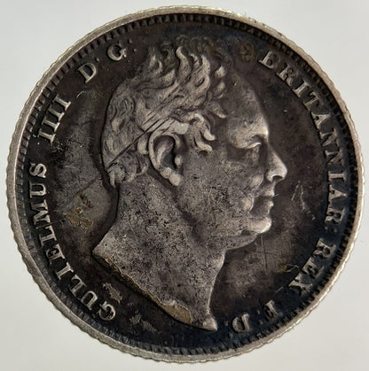 1831 William IV Sixpence Silver Coin | Very High Grade