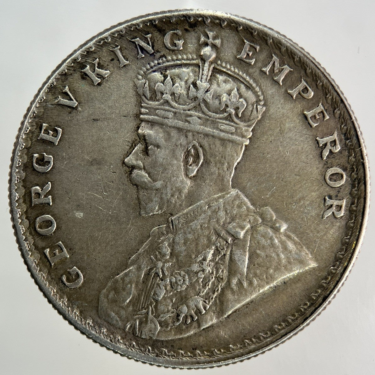 1917 India One Rupee Silver Coin | Very High Grade