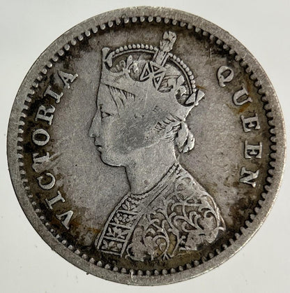 1862 India Two Annas Silver Coin | Fine Collectable Grade