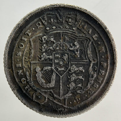 1816 George III 3rd Sixpence Silver Coin | Very High Grade