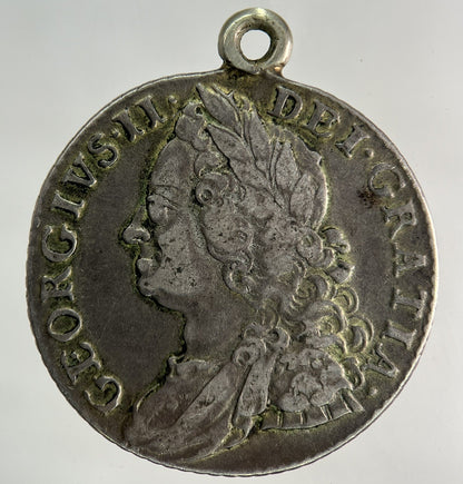 1758 George II 2nd Shilling Silver Coin | Very High Grade