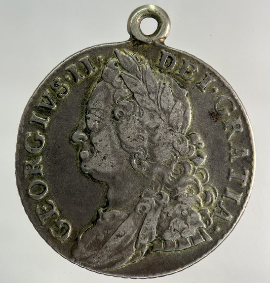 1758 George II 2nd Shilling Silver Coin | Very High Grade