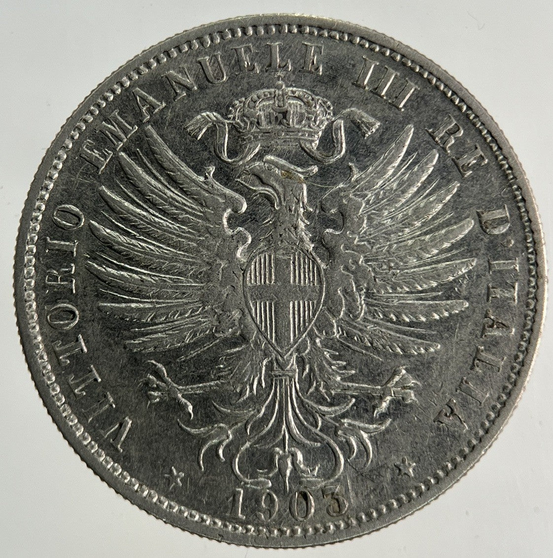 1903 Italy 25 Centesimi Coin | Very High Grade