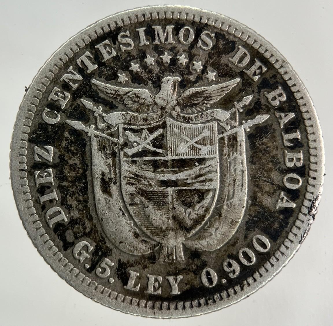 1904 Panama Diez 2 Centesimos Silver Coin | Collectable Grade