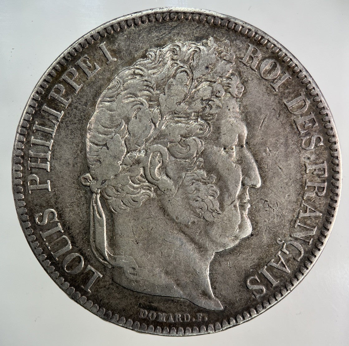 1833 France 5 Francs Silver Coin | Very High Grade