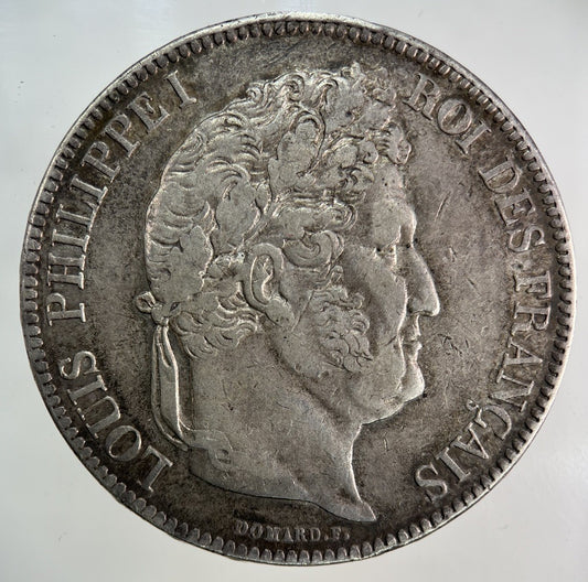 1833 France 5 Francs Silver Coin | Very High Grade