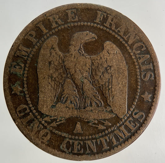 1856 France 5 Centimes Coin | Collectable Grade