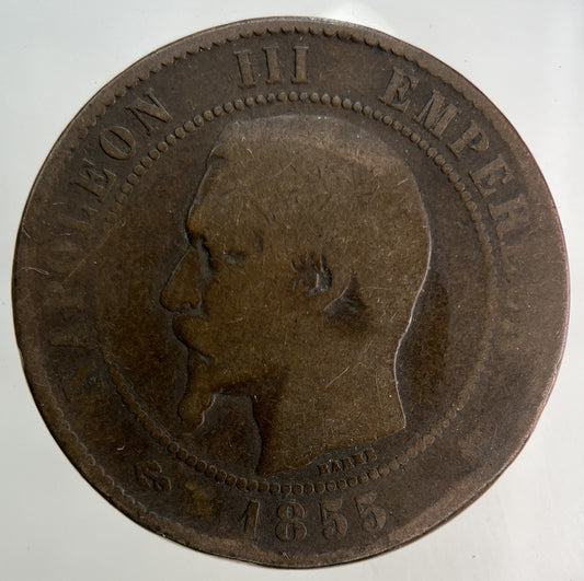 1855 France 10 Centimes Coin | Collectable Grade