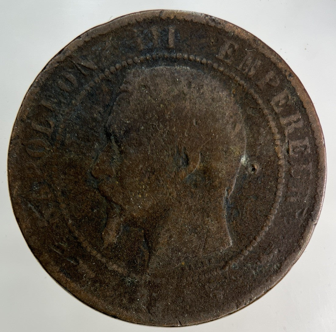 1855 France 10 Centimes Coin | Collectable Grade