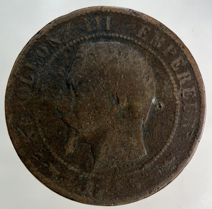 1855 France 10 Centimes Coin | Collectable Grade