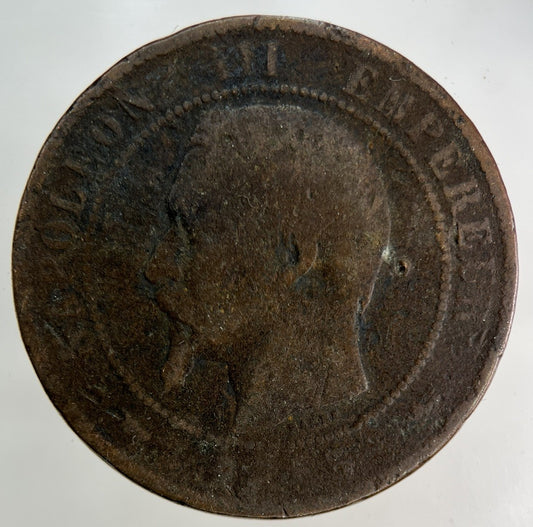 1855 France 10 Centimes Coin | Collectable Grade
