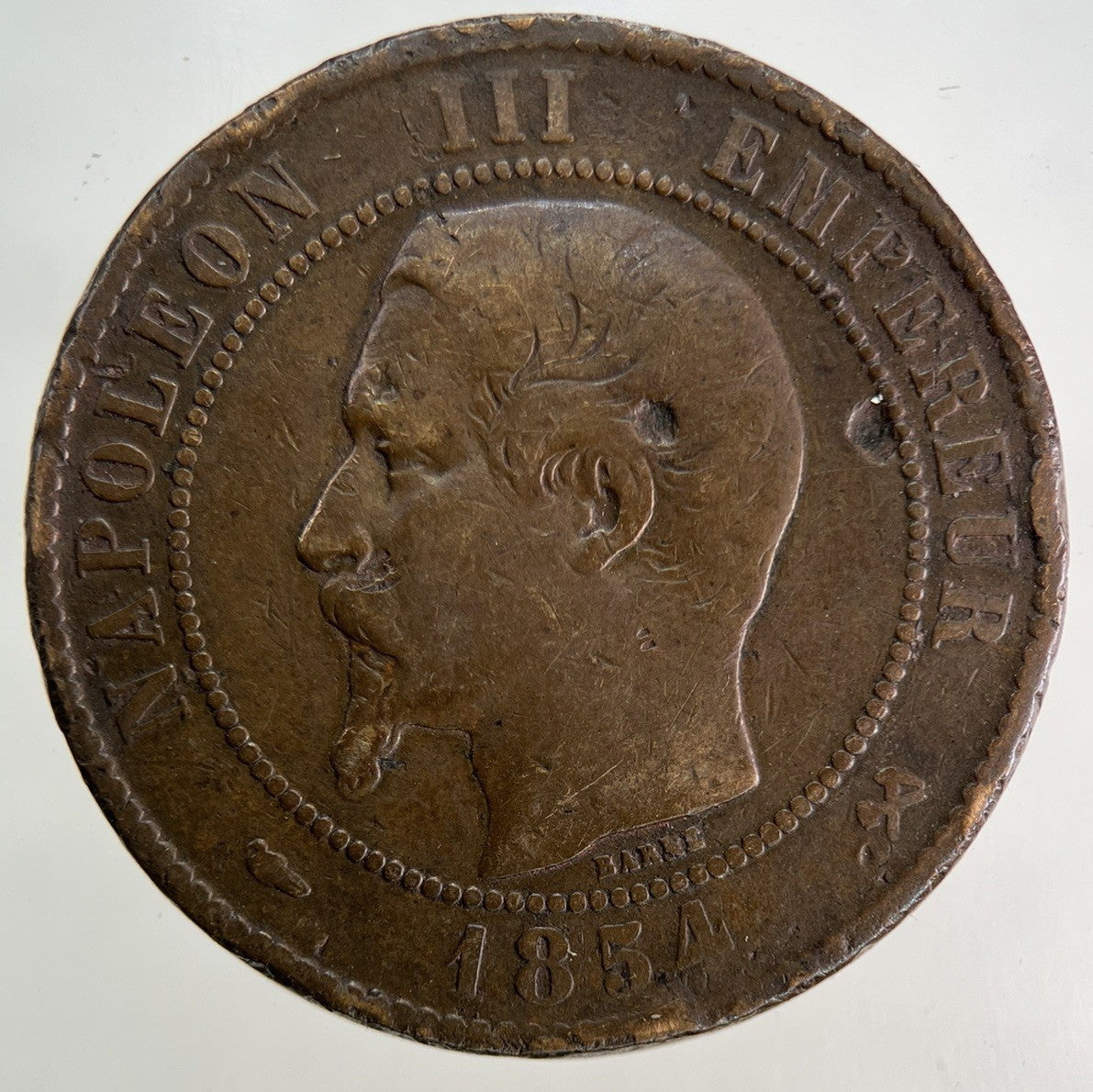 1854 France 10 Centimes Coin | Collectable Grade